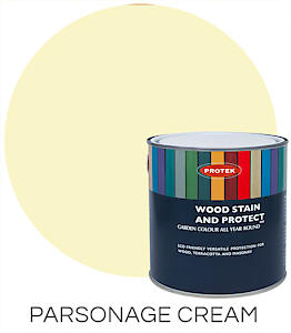 Protek Wood Stain And Protect - 1 Litre - Parsonage Cream