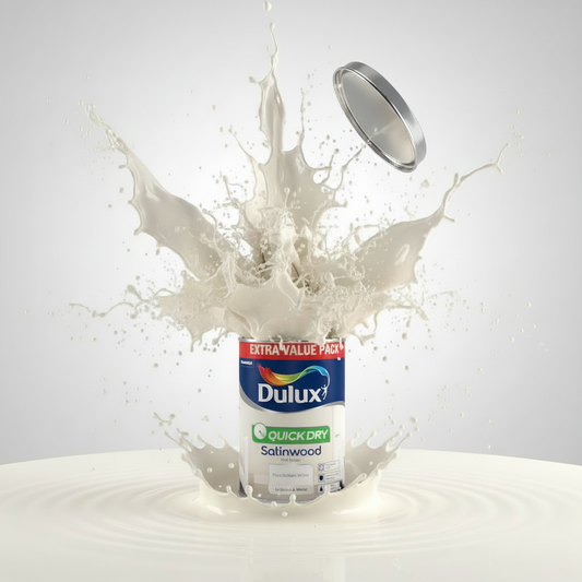 Dulux Retail Quick Dry Satinwood - Pure Brilliant White - 1.25L