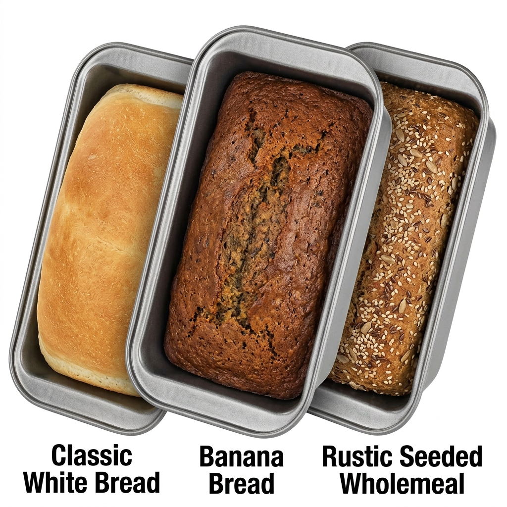 Chef Aid Non-Stick 2Lb Loaf Tin, 900G Rectangular Bread Pan