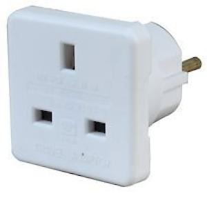 Dencon Electrics UK to EU adapter Socket