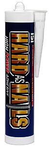 Hard as Nails High Power Adhesive 280ml Tubes | Solvent Free | Wood Metal Glass