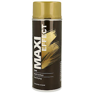 Maxicolor Quick Drying Spray Paint Metallic Gold 400ml