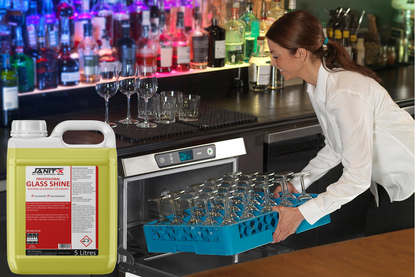 Janit-X Professional Machine Glass Shine Detergent  5 Litre