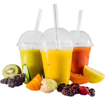 Belgravia Large 20oz Plastic Smoothie Cups 50's