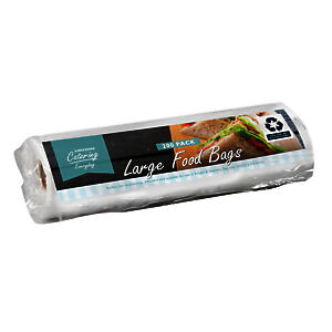 Kingfisher Kc200Fb Food Freezer Sandwich Bags Large Roll Of 200