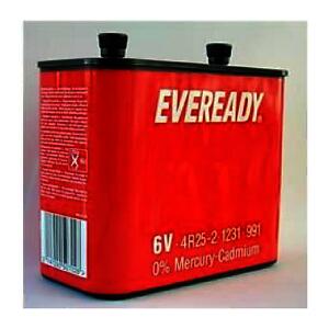 Energizer Eveready Nr825 614076 991 4R25-2 Battery 6 V