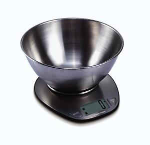 Casa & Casa Digital Kitchen Scales & bowl, Professional Food Weighing Scale with Display, Electronic Scale