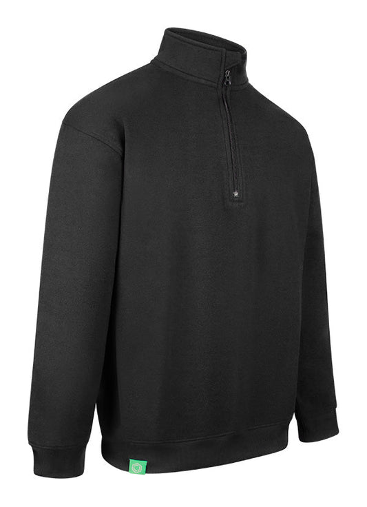 Envirowear Recyclable Quarter Zip Black ALL SIZES