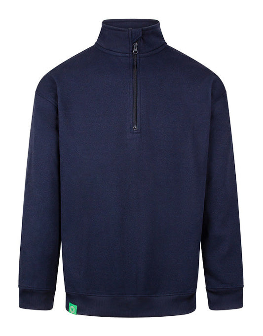 Envirowear Recyclable Quarter Zip Navy ALL SIZES