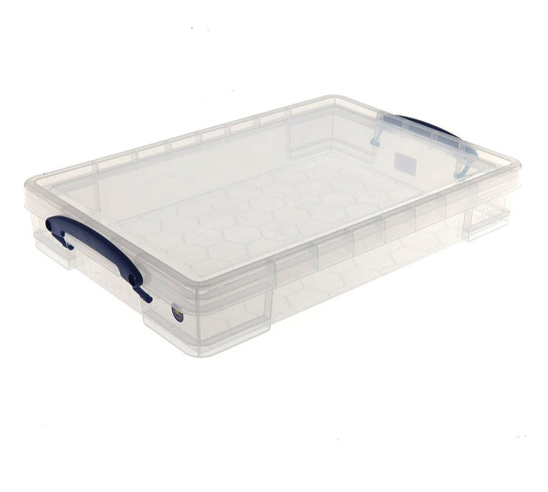 Really Useful Clear Plastic Storage Box 10 Litre {5 Pack}