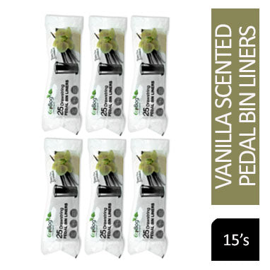 Ecobag Swing Bin Liners Vanilla 50 Litre Pack 15's