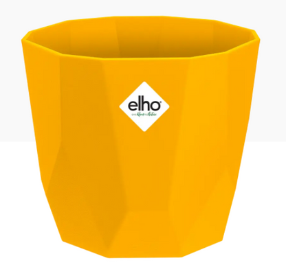 Elho b.For Rock Contemporary, Stylish & Modern Plant Pots 18cm OCHRE