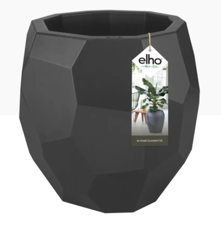 Elho Pure Edge 40 Contemporary Design Display Pot ANTHRACITE