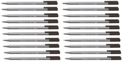Staedtler Triplus Fineliner 0.3mm Black Pack 10's