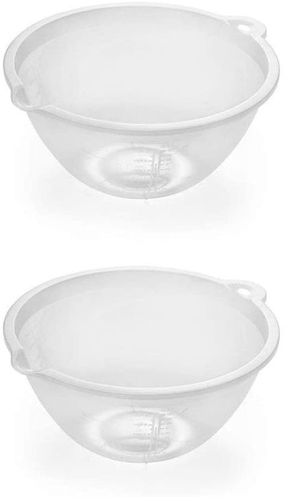 Addis Large Clear Mixing Bowl 4 Litre {Tiwn Pack}