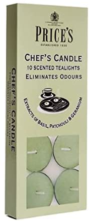 Price's Candles Chef's Tealights (Odour Eliminating) | 1x 10 Pack