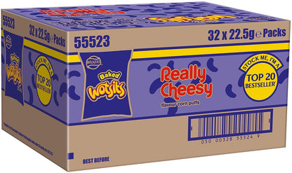Wotsits Really Cheesy Pack 32's - UK BUSINESS SUPPLIES