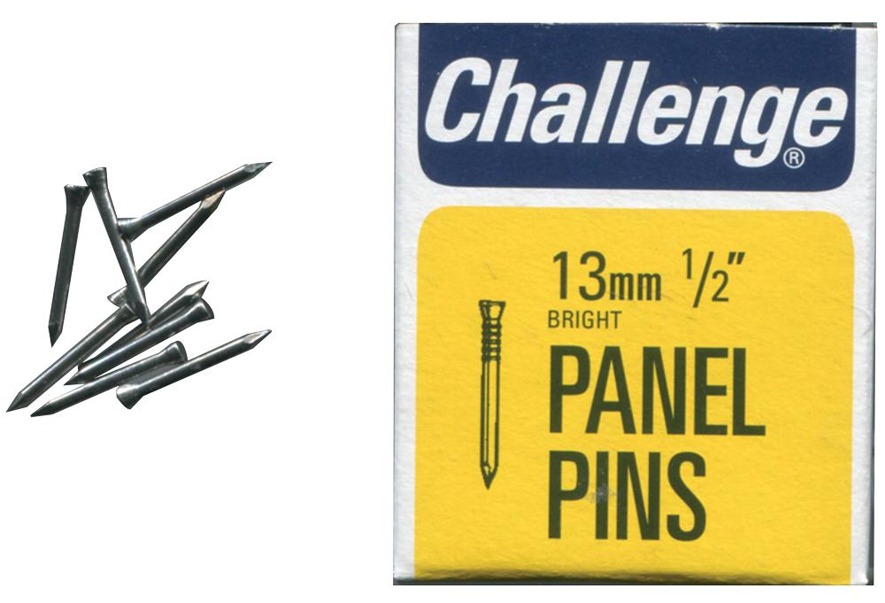 Challenge Panel Pin Nails | Bright Steel | 30g x 13mm
