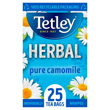 Tetley Camomile Individually Wrapped Envelopes 25's