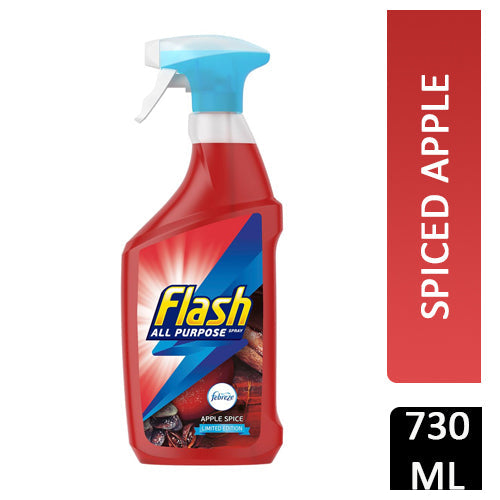 Flash All Purpose Apple Spice Spray - 730Ml
