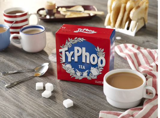 Typhoo 100 Teabags String & Tagged for Foodservice