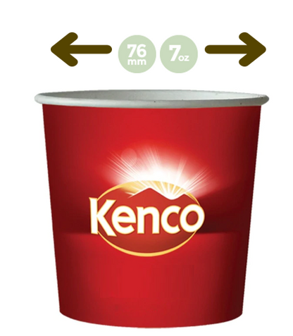 Kenco In-Cup Pure Gold White 7oz x 25's,  76mm