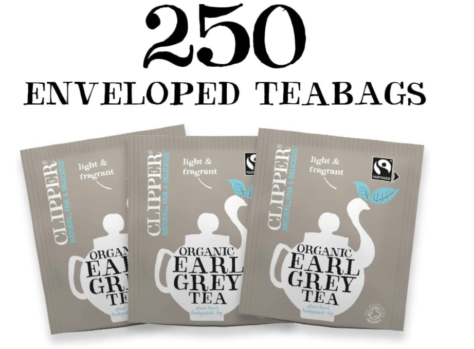 Clipper Organic Earl Grey Fairtrade Enveloped (250)