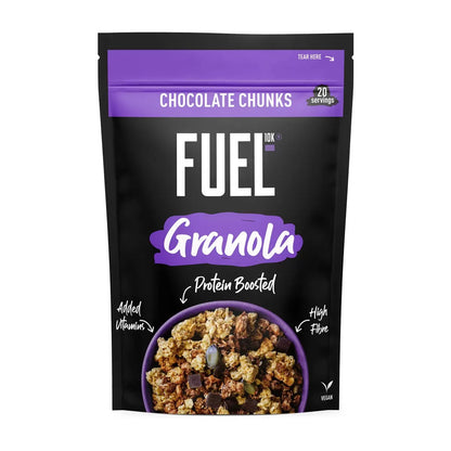FUEL 10K Chocolate Chunks Protein Granola Breakfast Cereal | 1 x 1kg