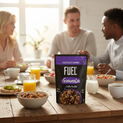 FUEL 10K Chocolate Chunks Protein Granola Breakfast Cereal | 1 x 1kg