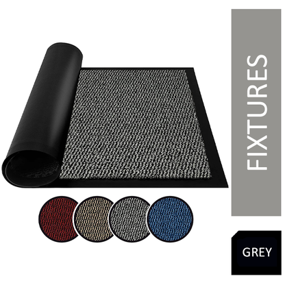 Fixtures Barrier Doorway Door Floor Mat 120cm x 180cm Grey