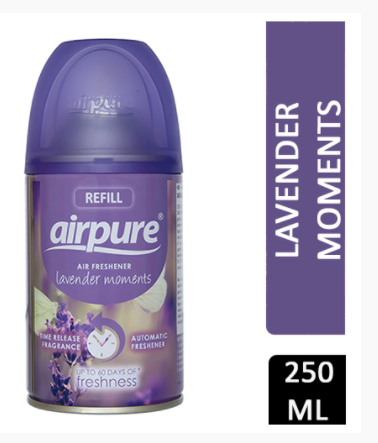 AirPure Lavender Moments Refill 250ml {1 -24 Refills}