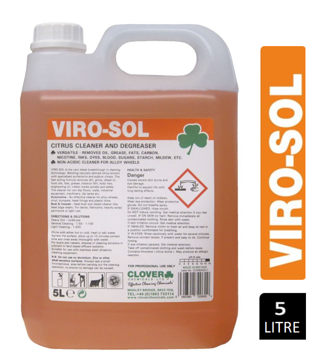 Viro-Sol All-Purpose Cleaner & Degreaser 5L by Janit-X