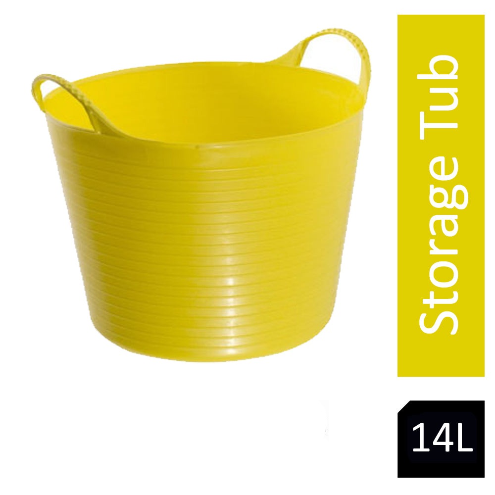 Red Gorilla {Tubtrug}Yellow Small Garden Janitorial Tub 14 Litre