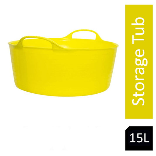 Red Gorilla {Tubtrug} Tub Yellow 15 Litre - UK BUSINESS SUPPLIES