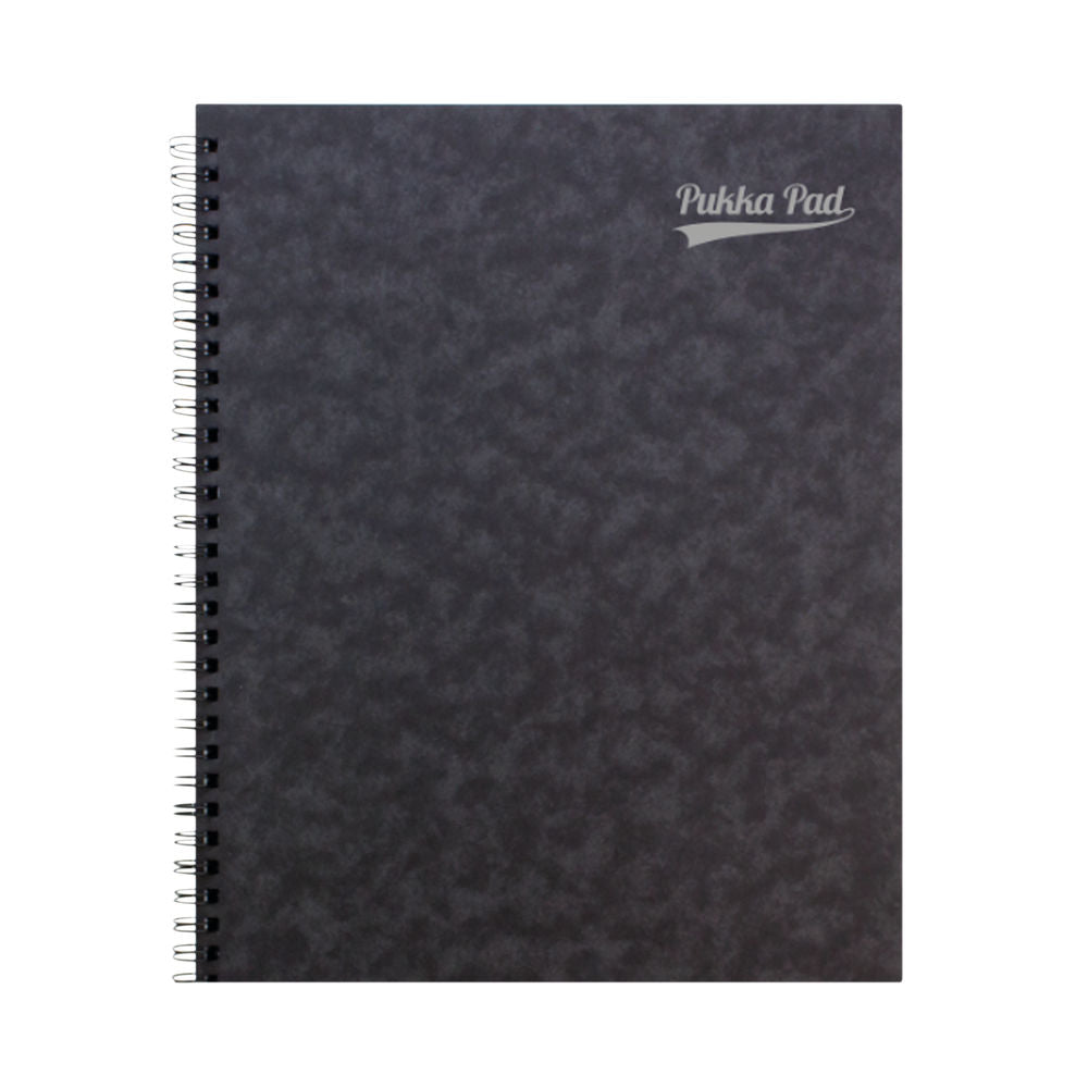 Pukka Notemakers Sidebound A4 Black (Pack of 10) 7277-PRS