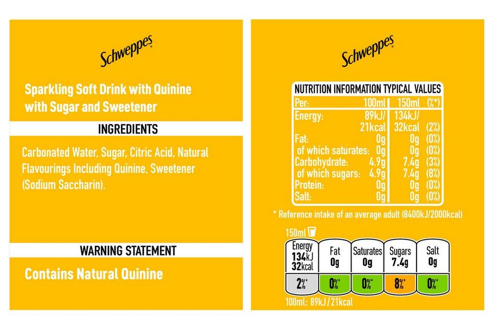 Schweppes Tonic Water Mini Can 150ml x 24