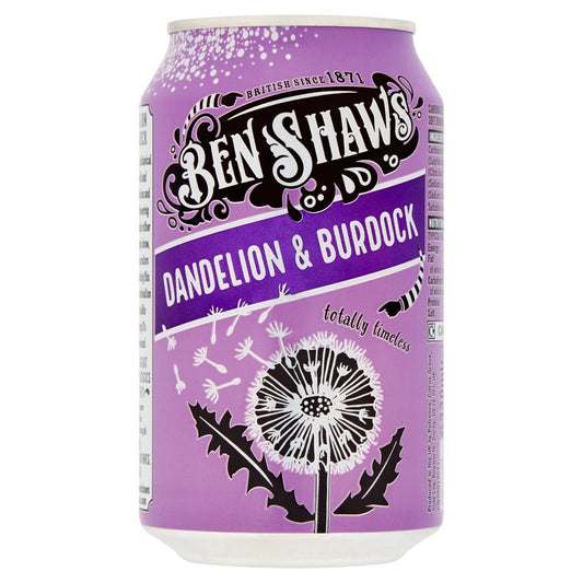 Ben Shaw's Dandelion & Burdock Cans 24 x 330ml - UK BUSINESS SUPPLIES