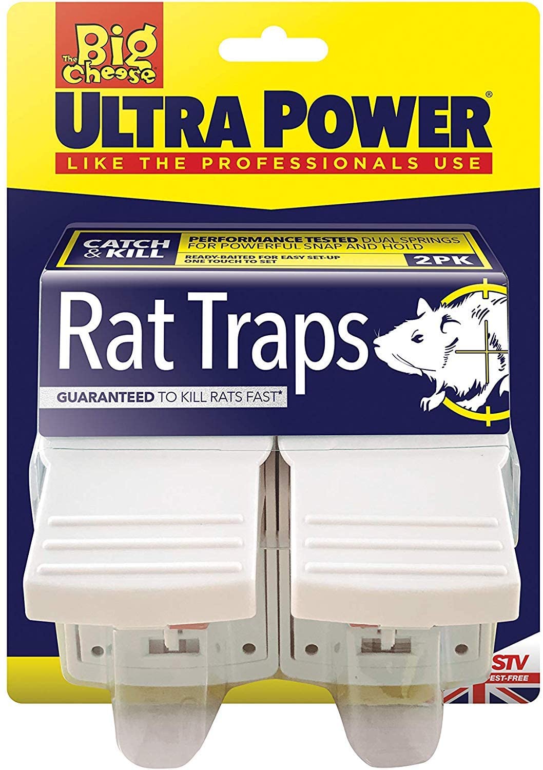 Big Cheese Ultra Power Rat Traps Twinpack (STV149)