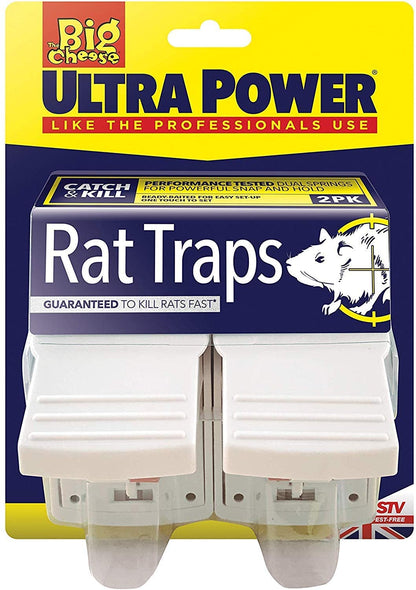 Big Cheese Ultra Power Rat Traps Twinpack (STV149)