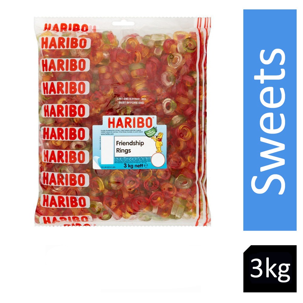 Haribo Friendship Rings  Sweets Bag 3kg