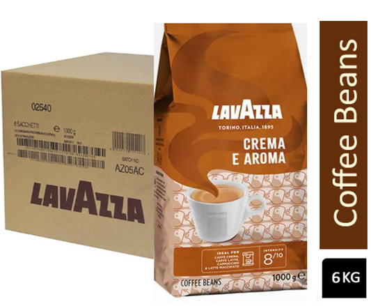 Lavazza Crema e Aroma Coffee Beans 1kg {Brown}