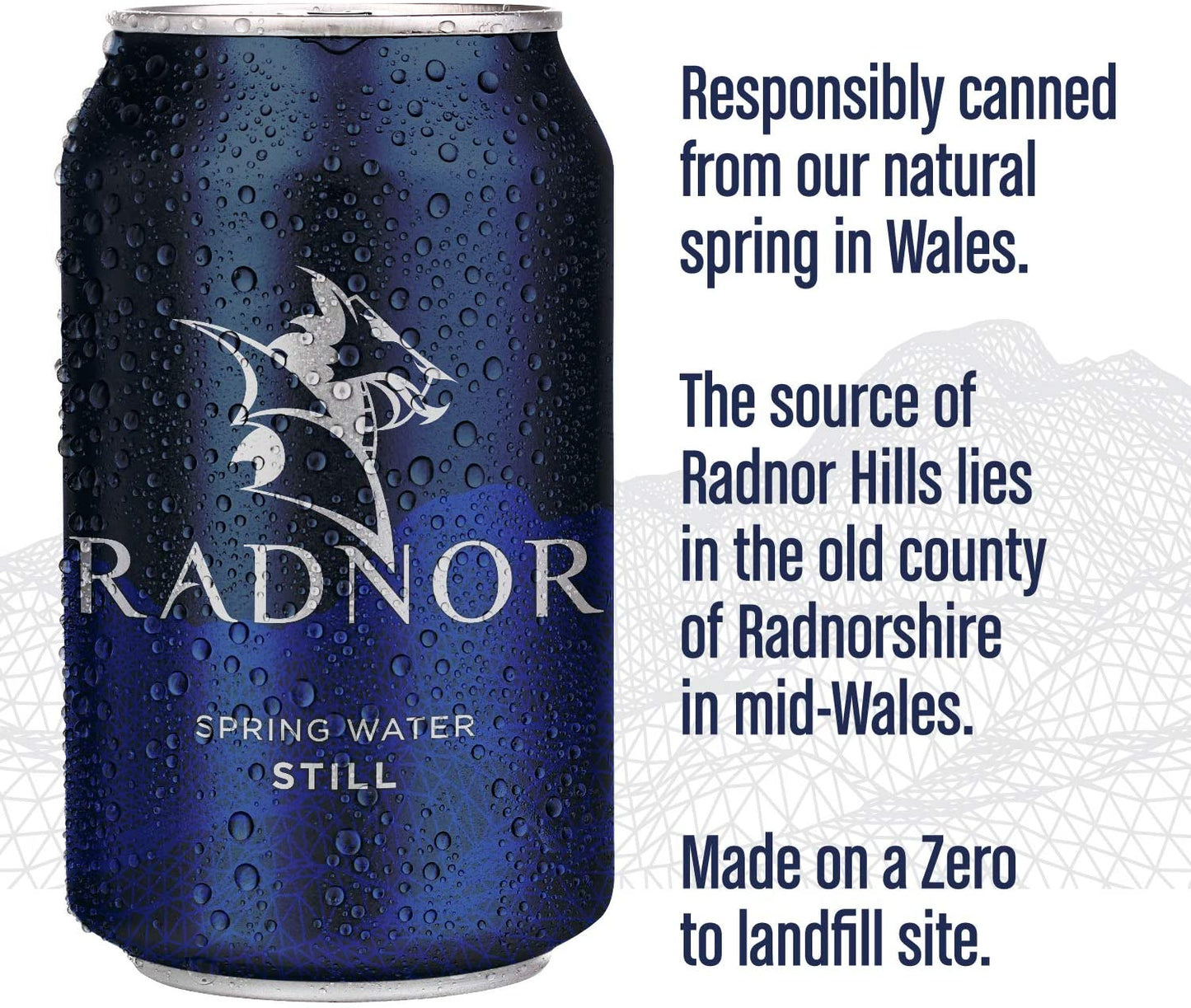 Radnor Hills Spring Still Water Cans 24x330ml - UK BUSINESS SUPPLIES
