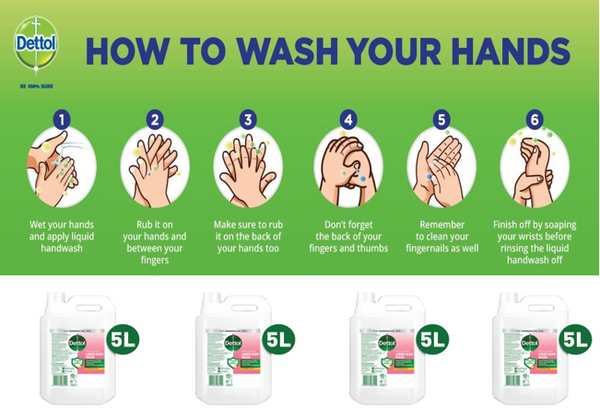 Dettol Pro Cleanse Antibacterial Hand Wash Citrus Soap 5 Litre