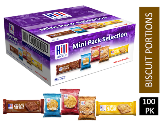 Hill Biscuits 100 x 3pk MINI PACK SELECTION