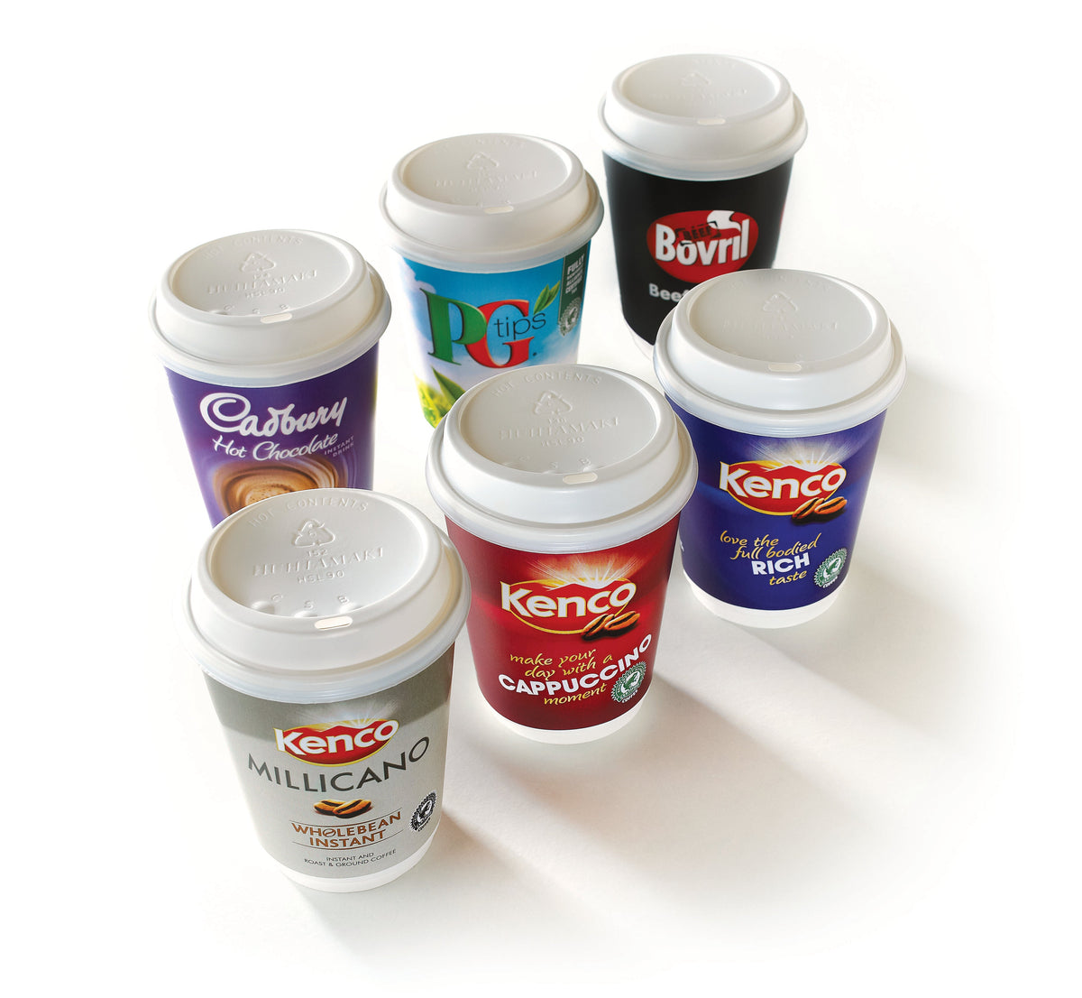 Belgravia White 10oz - 20oz Sip Through Lids 1000s - UK BUSINESS SUPPLIES