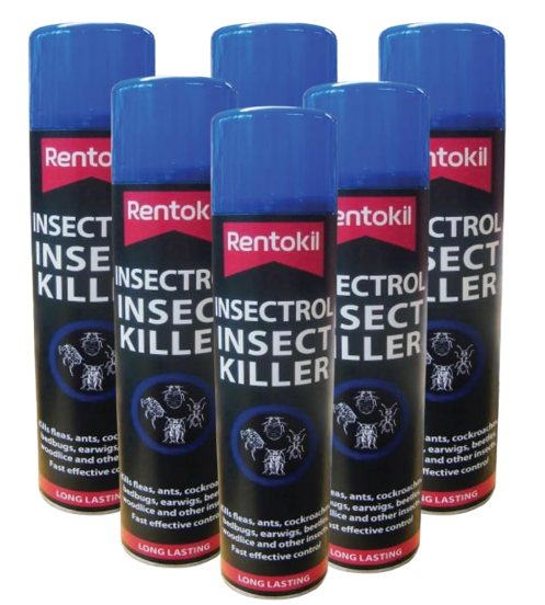 Rentokil All Purpose Professional Insectrol Insect Killer 250ml Fleas, Ants, Cockroaches, Bedbugs et