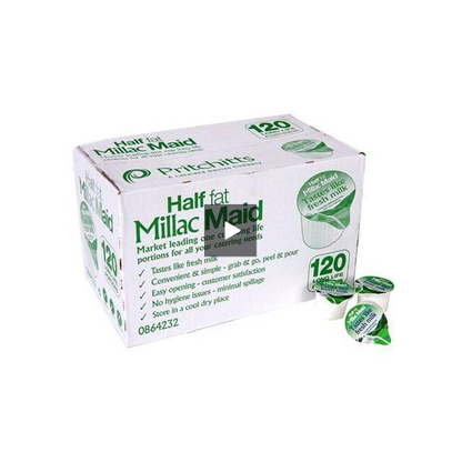 Millac Maid from Skimmed Milk Jiggers 120's - UK BUSINESS SUPPLIES