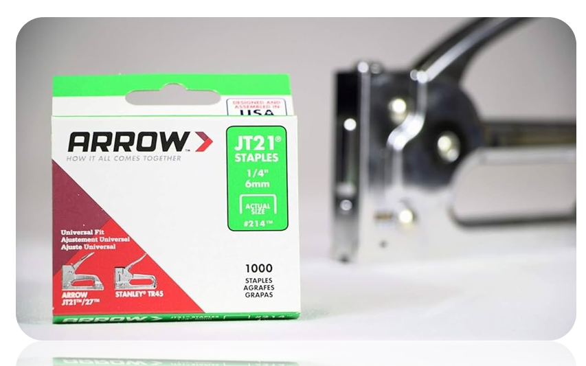 Arrow JT21 Staples 6mm 1/4" | Home Repairs,Crafting,Art Projects & Upholstery.