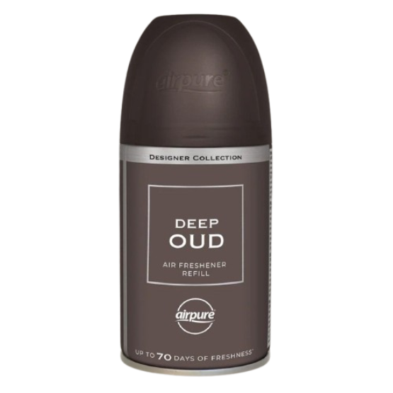 Airpure Designer Collection Air Freshener Deep Oud Automatic Refill 250ml