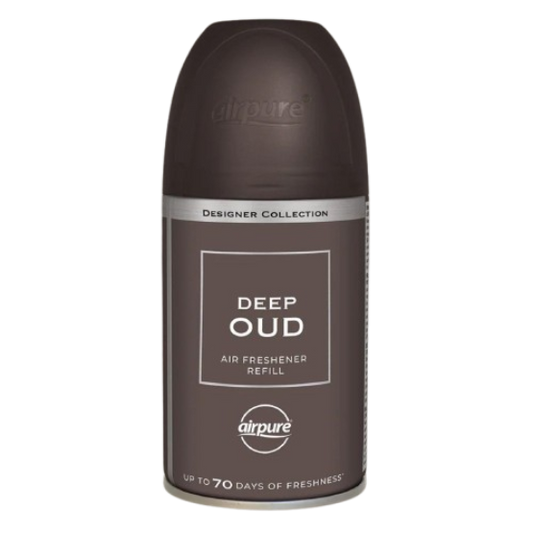 Airpure Designer Collection Air Freshener Deep Oud Automatic Refill 250ml